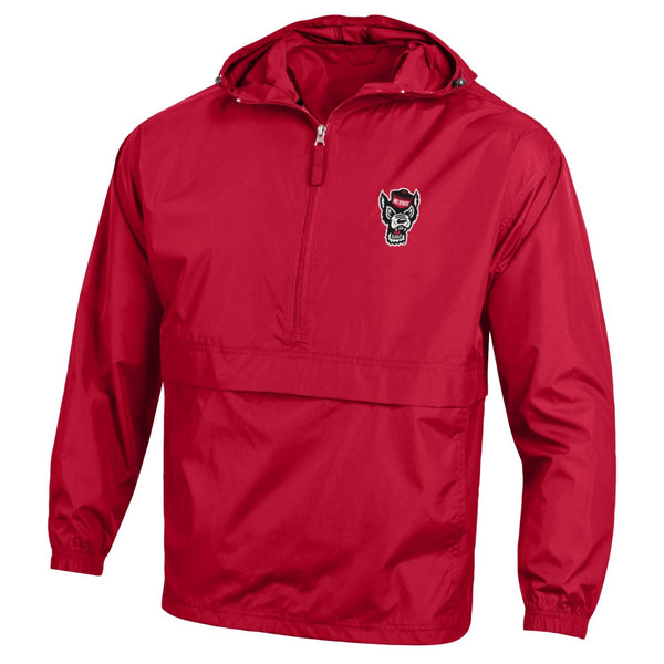 NC State Wolfpack Champion Red Wolfhead Pack N Go Jacket