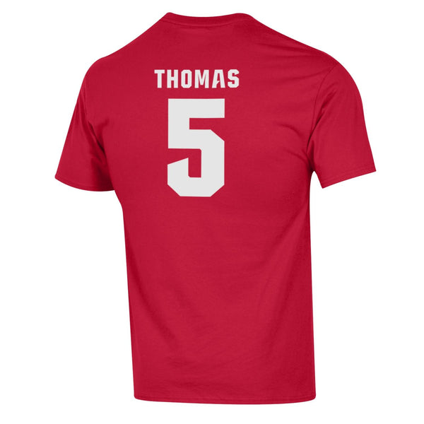 NC State Wolfpack Youth Champion Red Thayer Thomas #5 T-Shirt