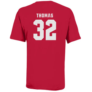 NC State Wolfpack Youth Champion Red Drake Thomas #32 T-Shirt