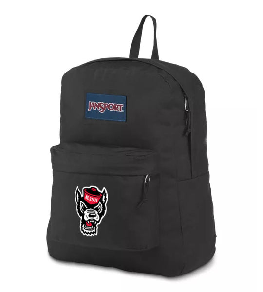 NC State Wolfpack Jansport Black Superbreak Backpack