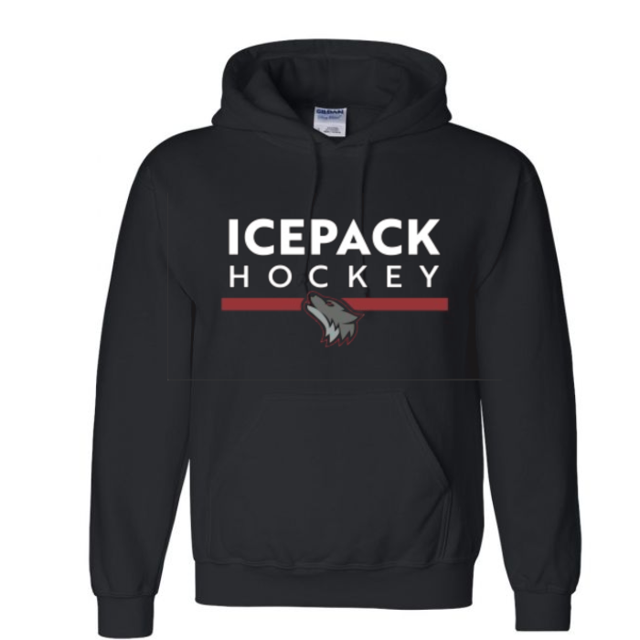 Black Icepack Hooded Sweatshirt