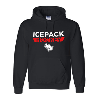 Black Icepack Hooded Sweatshirt