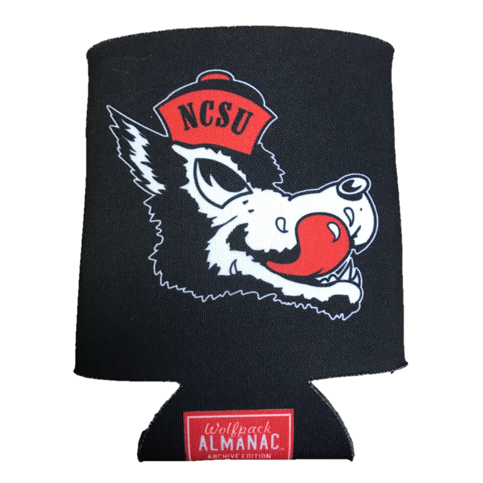 NC State Wolfpack Black Slobbering Wolf Collapsible Can Coozie