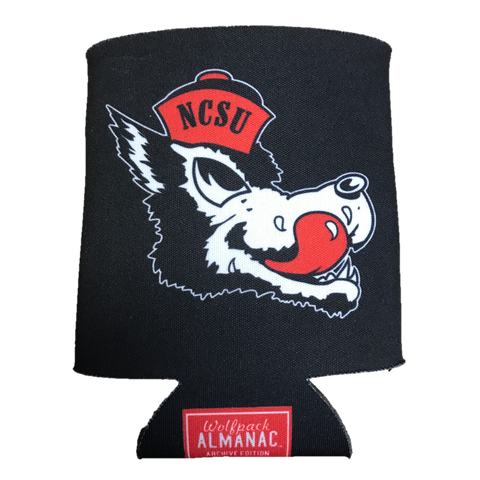 NC State Wolfpack Black Slobbering Wolf Collapsible Can Coozie