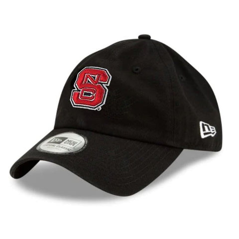 NC State Wolfpack New Era Black Block S Adjustable Hat