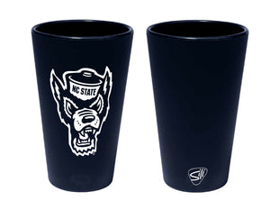 NC State Wolfpack Black Wolfhead 16 oz Silipint
