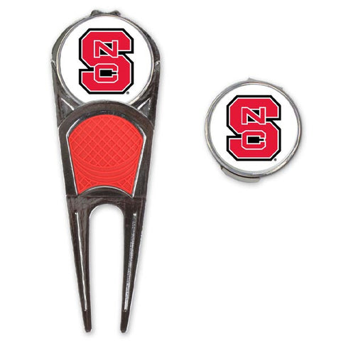 NC State Wolfpack Repair Tool w/ Ball Marker & Hat Clip