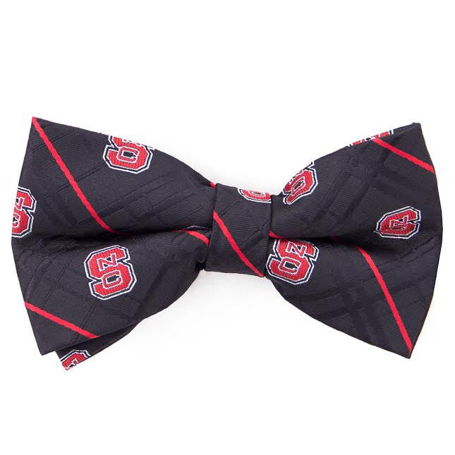 NC State Wolfpack Black Oxford Bow Tie