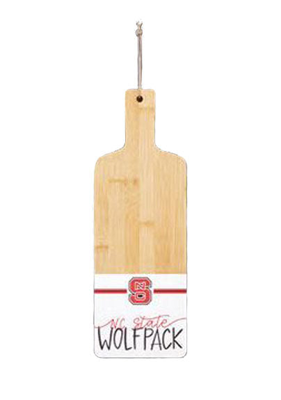 NC State Wolfpack 5.5"x16" Wooden Charcuterie Board