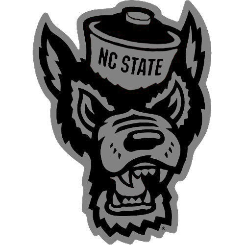 NC State Wolfpack Wolfhead Blackout Decal
