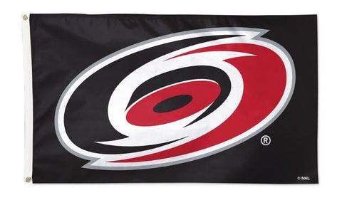 Carolina Hurricanes 3x5 Deluxe Black House Flag