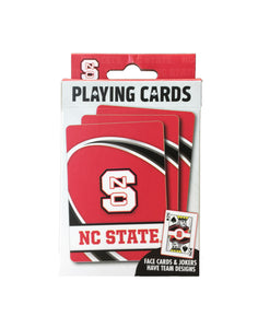 NC State Wolfpack Red Block S Playing Cards