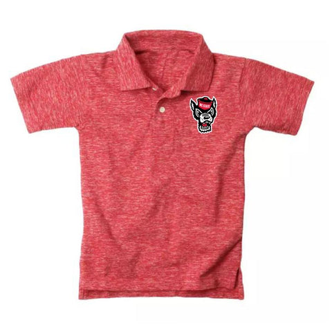 NC State Wolfpack Wes and Willy Toddler Cherry Red Polo Shirt