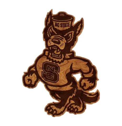 NC State Wolfpack Lazer Edge Strutting Wolf