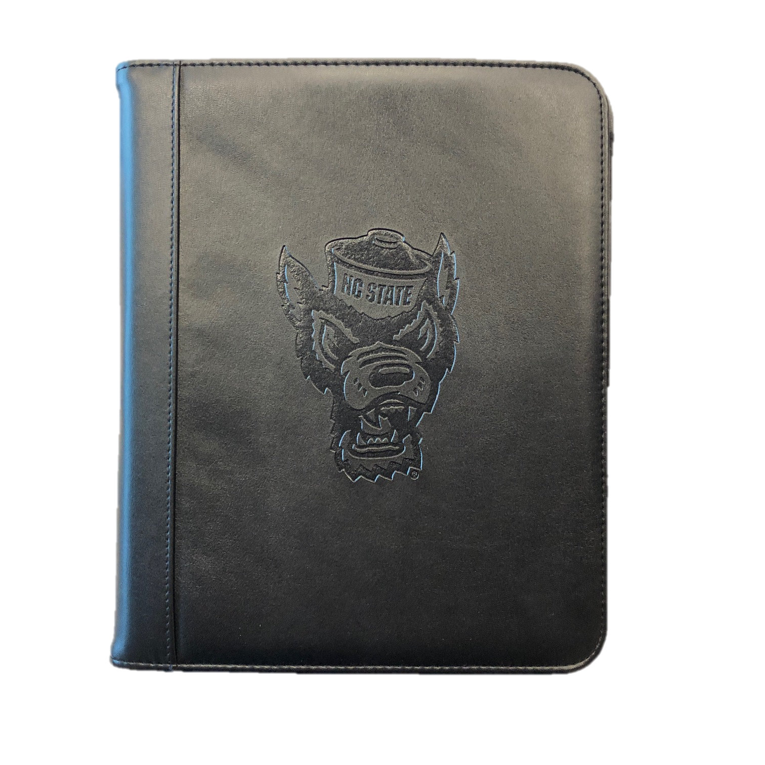 NC State Wolfpack Black 10x12 Deluxe Student Wolfhead Padfolio