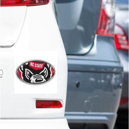 NC State Wolfpack Mega Wolfhead Auto Emblem