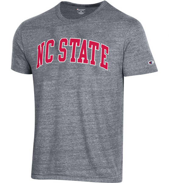 NC State Wolfpack Champion Gunsmoke Arch Triumph Triblend Short Sleeve T-Shirt