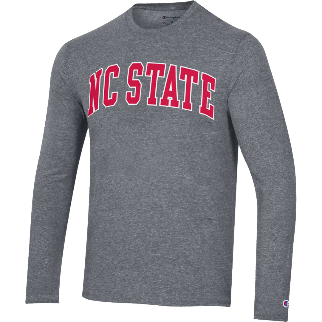 NC State Wolfpack Champion Triumph Gunsmoke Arch Long Sleeve T-Shirt