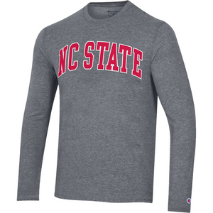 NC State Wolfpack Champion Triumph Gunsmoke Arch Long Sleeve T-Shirt