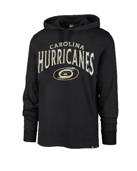 Carolina Hurricanes Flint Black Timepiece Franklin Hooded Long Sleeve T-shirt