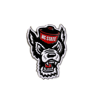 NC State Wolfpack Wolfhead 3-D Full Color Emblem