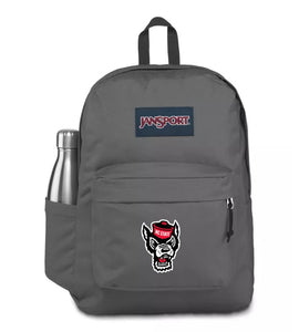 grey with flowers jansport backpack NC State Wolfpack Jansport Grey Superbreak Backpack – Red and White Shop