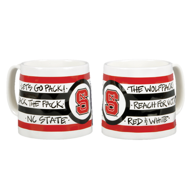 NC State Wolfpack Go Wolfpack Logo Mug