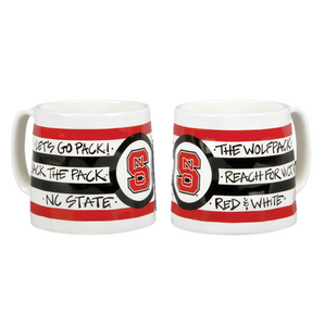 NC State Wolfpack Go Wolfpack Logo Mug