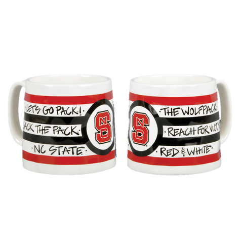 NC State Wolfpack Go Wolfpack Logo Mug