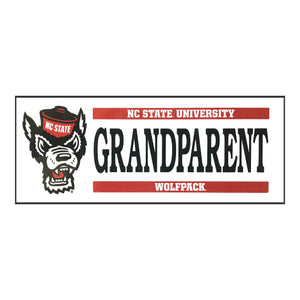 NC State Wolfpack Wolfhead Grandparent Magnet