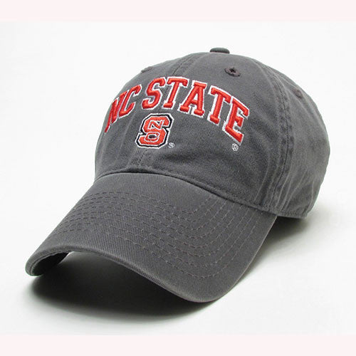 NC State Wolfpack Dark Grey Relaxed Twill Adjustable Hat