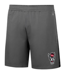 NC State Wolfpack Men's Grey Smails Woven Shorts