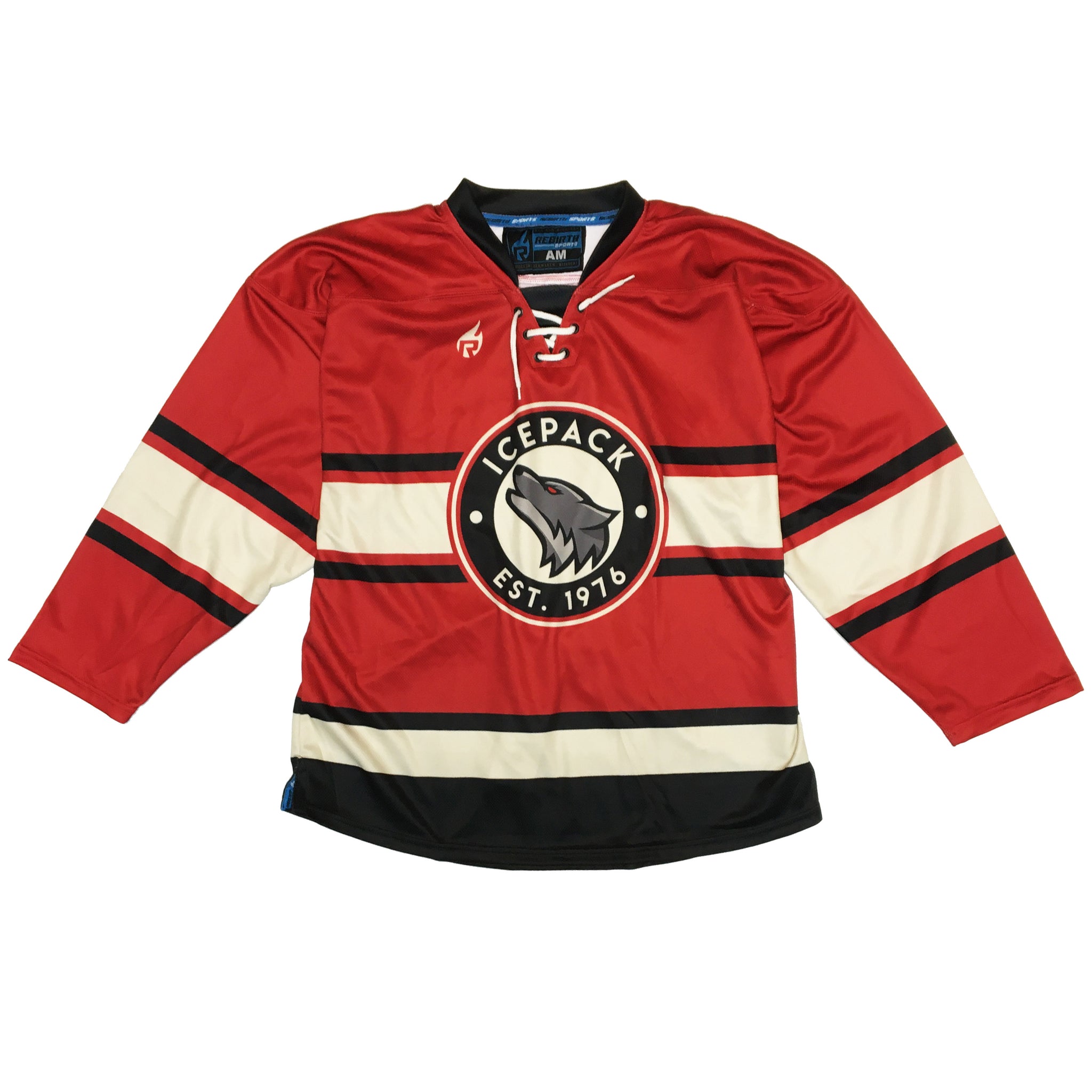 Icepack Youth Red Hockey Jersey