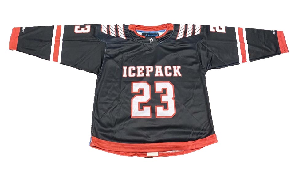 Icepack Blackout  #23 Hockey Jersey