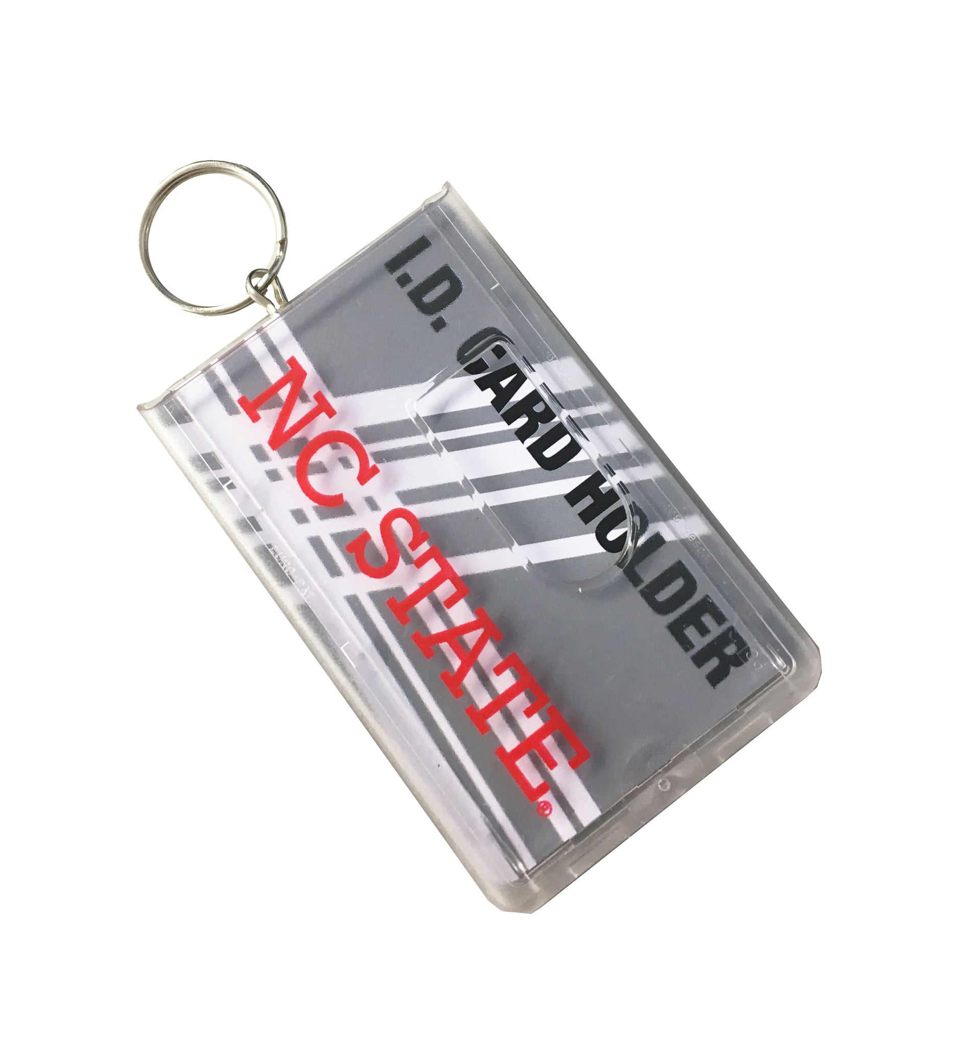 plastic card holder keychain