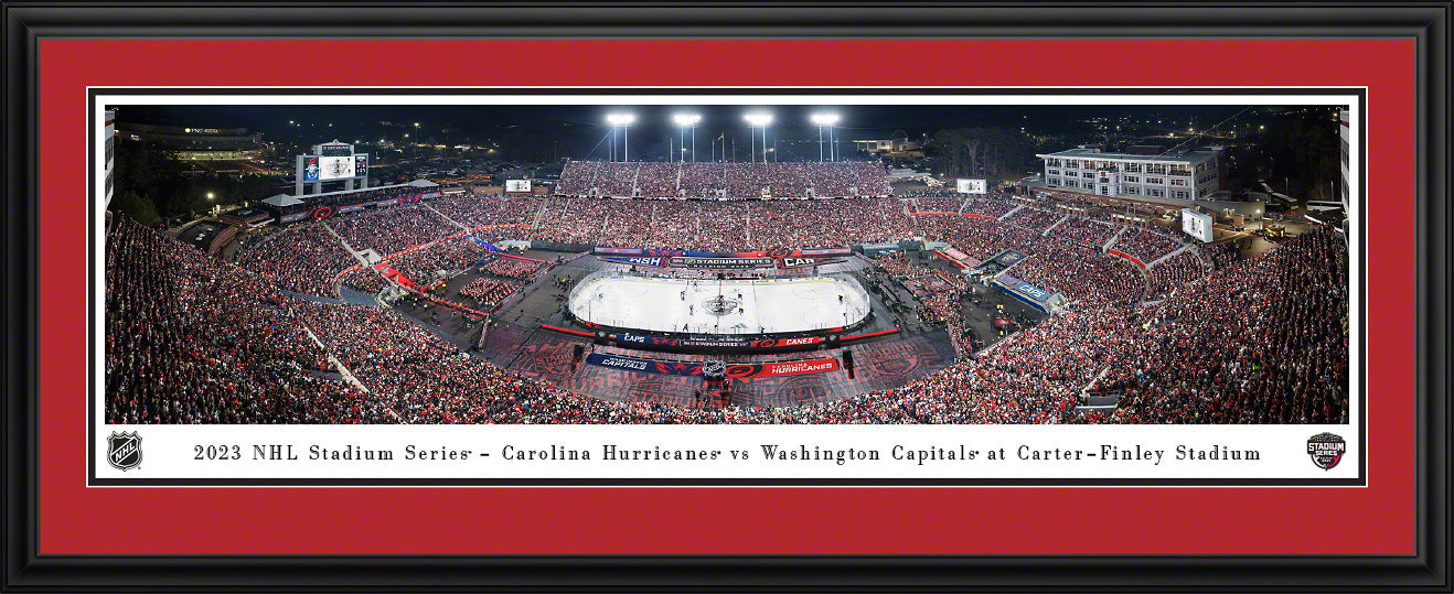 2023 NHL Stadium Series Panoramic Picture - Carolina Hurricanes vs