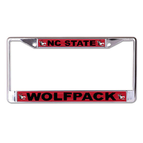 NC State Wolfpack Red Slobbering Wolf License Plate Frame