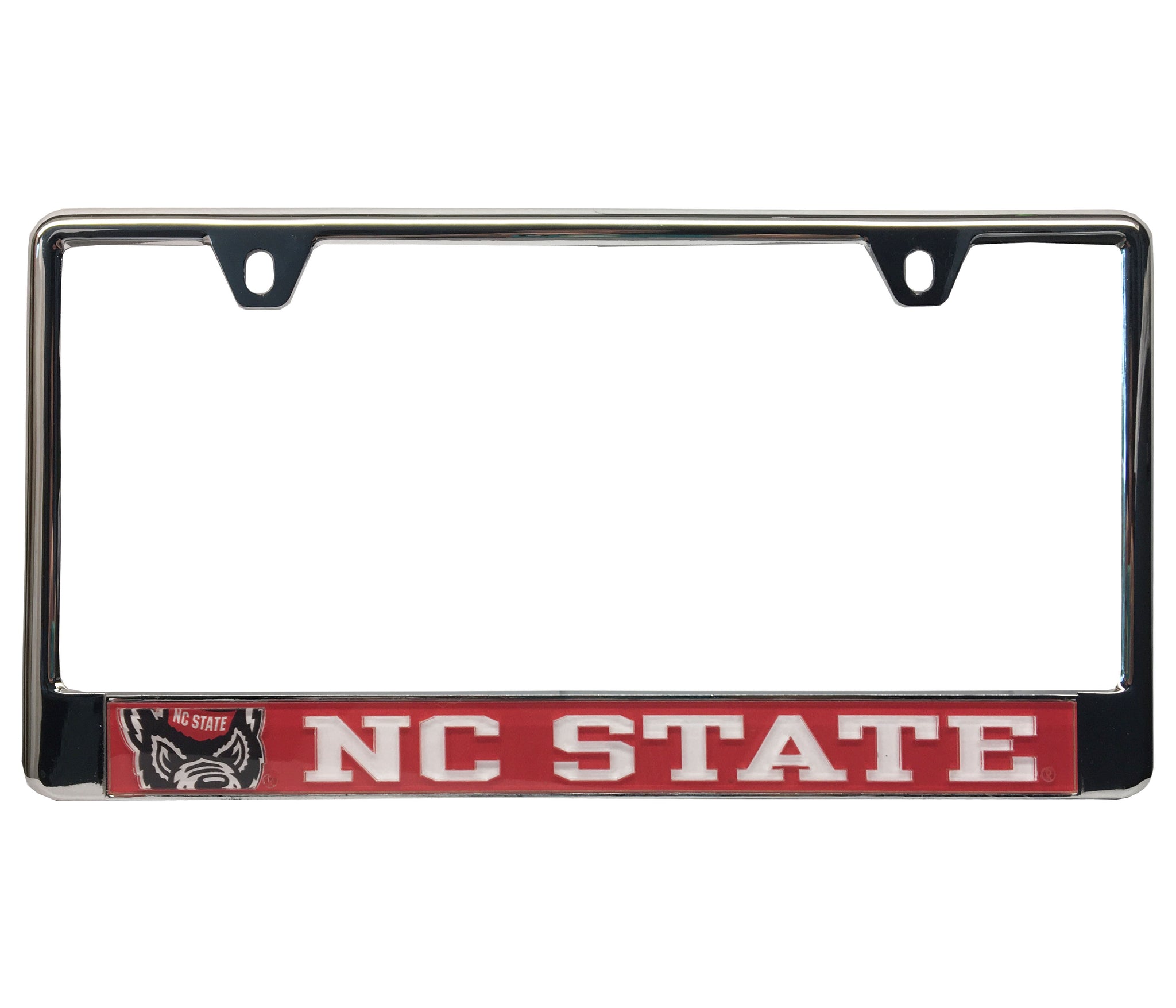 NC State Wolfpack Red Mega Wolfhead License Plate Frame