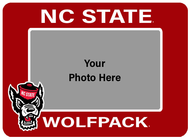 NC State Wolfpack Frame A Fan Wolfhead Magnet