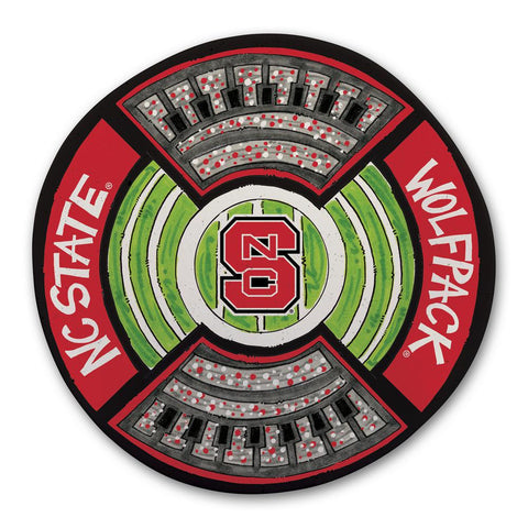 NC State Wolfpack Round Stadium Melamine Platter
