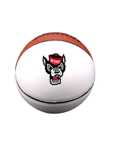 NC State Wolfpack Mini Wolfhead Autograph Basketball