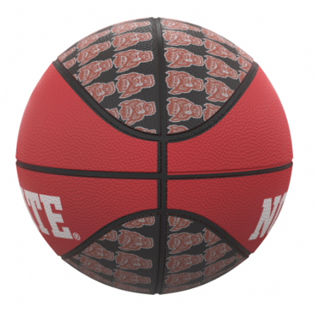 NC State Wolfpack Mini Repeating Wolfhead Basketball