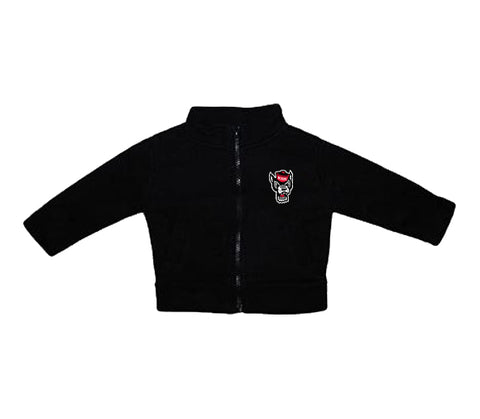 NC State Wolfpack Toddler Black Wolfhead Polar Fleece Jacket