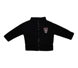 NC State Wolfpack Infant Black Polar Fleece Jacket