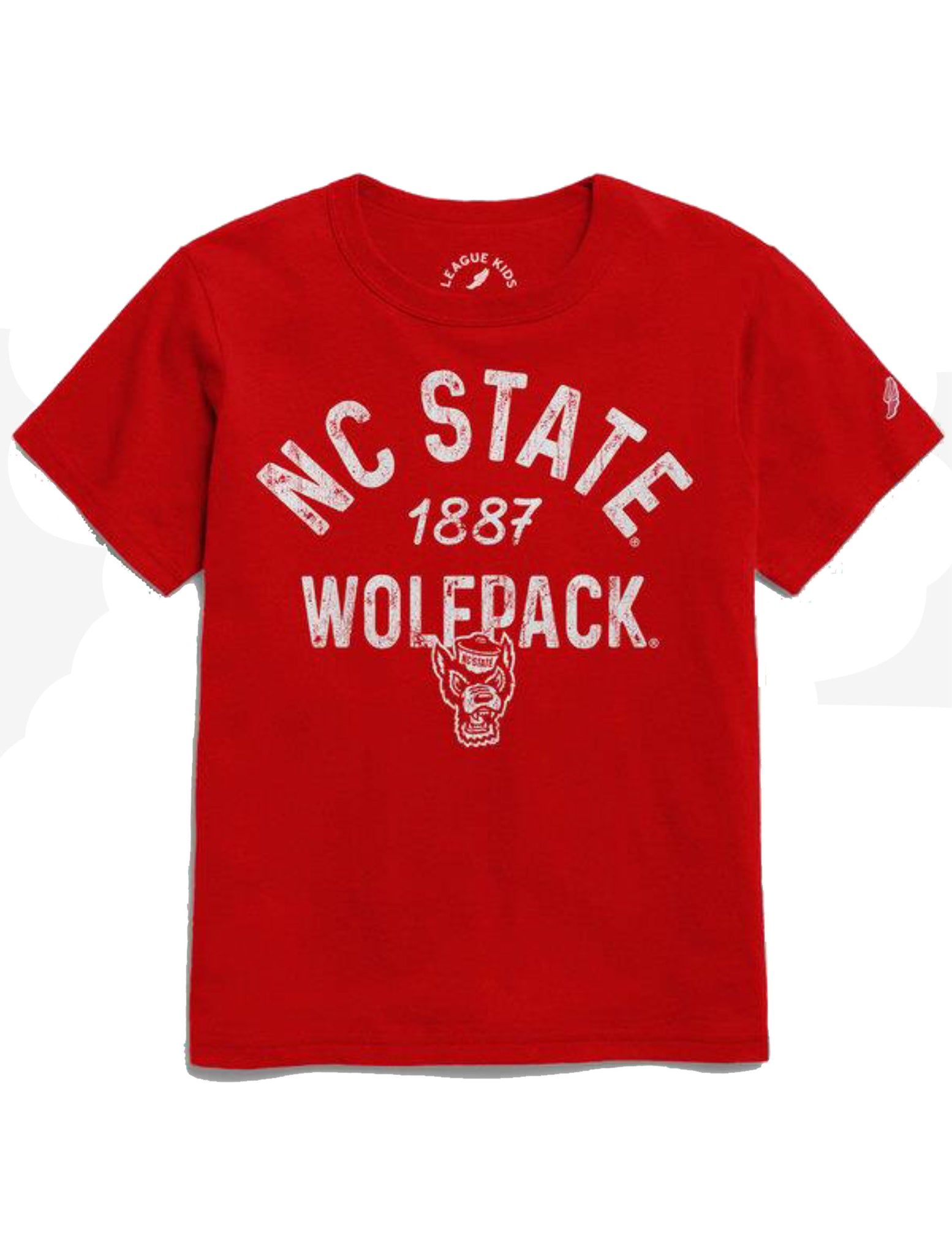 NC State Wolfpack True Red 1887 Youth S/S T-Shirt