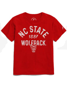 NC State Wolfpack True Red 1887 Youth S/S T-Shirt