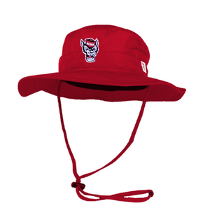 NC State Wolfpack Red Wolfhead Boonie Hat