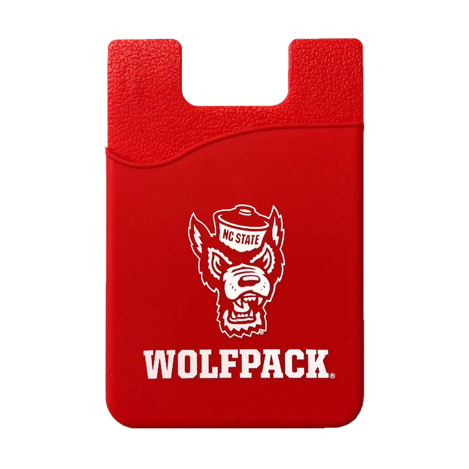 NC State Wolfpack Red Wolfhead Silicone Media Wallet