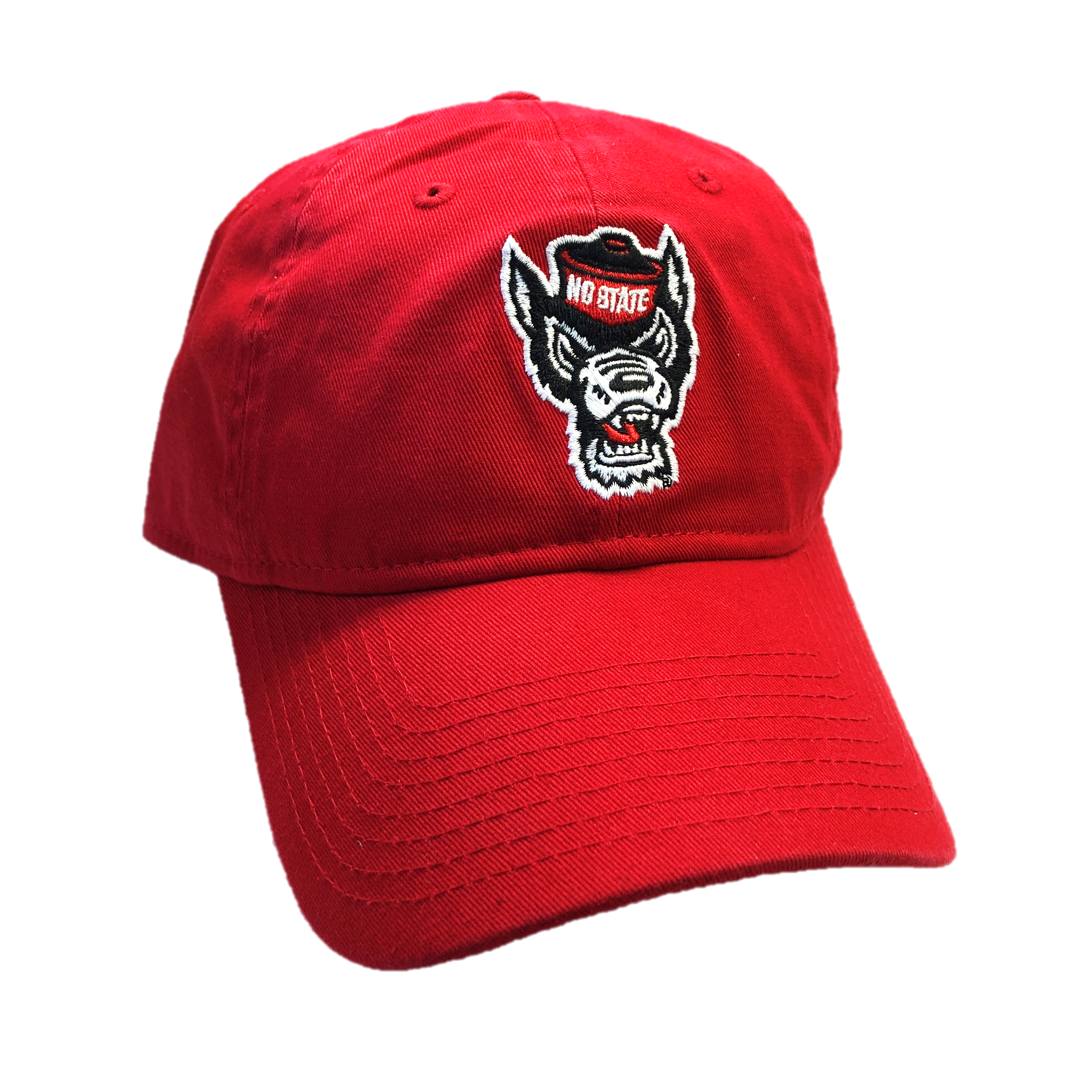 NC State Wolfpack New Era Red Wolfhead Adjustable Hat