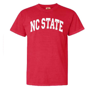 NC State Wolfpack Girl's Princess Short Sleeve Arch NC State Red T-Shirt